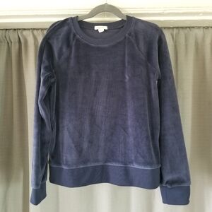 Crewcuts | Velour Crewneck Sweater